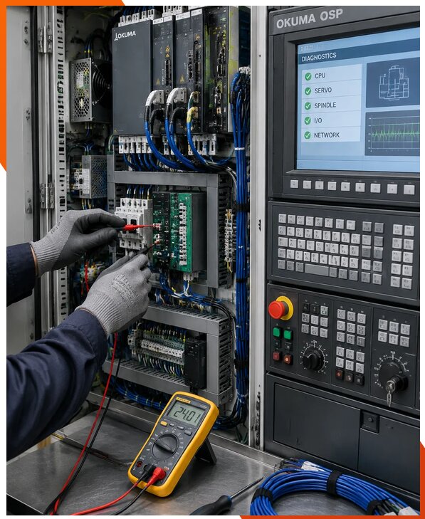 Ремонт систем ЧПУ Okuma OSP в Уссурийске